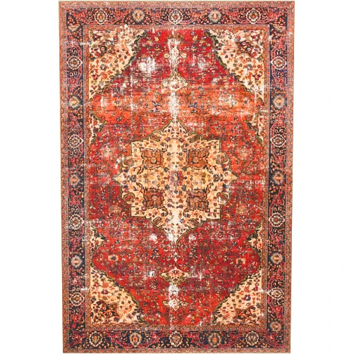 Loloi Loren Collection LQ-07 Red/Navy 2'-6
