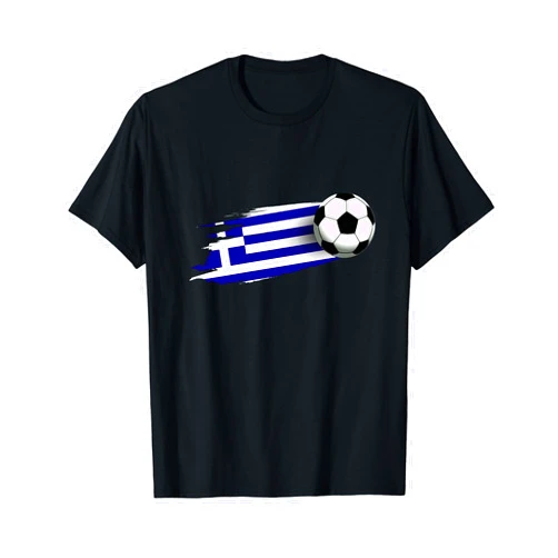 Greece Flag Football Greek Jersey Greece Flag Jersey Greek Soccer Team Greek T-Shirt