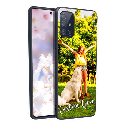 YeeDgner Personalized Photo Customized Gift Custom Phone Case for Samsung Galaxy A15 A25 A14 A54 A53 A03S A13 A12 A51 A52 A32 A42 A71 A72 A73 Silicone Cover Case