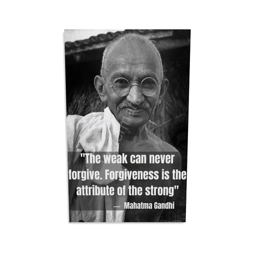 Generic Political Leaders of India Mahatma Gandhi Quote Posters (2) Canvas Painting Posters And Prints Wall Art for Living Room Bedroom Decor 08x12inch(20x30cm)