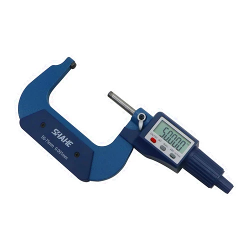 SHAHE 2-3''50-75mm Digital Tube Micrometer with Double Round Head,Battery Included