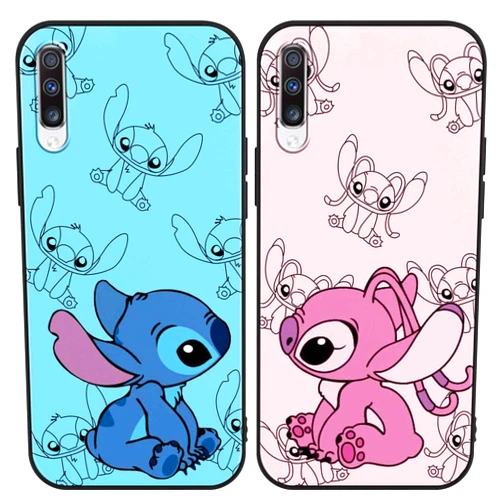 FGIAZDU 2 Pack Cute Anime Phone Case for Samsung Galaxy A50 A30s A50s Case 6.4,Movie Cartoon Fun Phone Cover,Soft TPU Shockproof Protective Funda for Women Men Girls Boys for Samsung A50 Cases Black