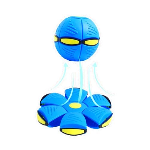 Generic Magic Bouncing Ball, Magic Meta Ball,Magic Flying Saucer,Bouncy Ball,Flying Saucer Dog Toy for Interactive Play for Small and Large Dogs (Blue)