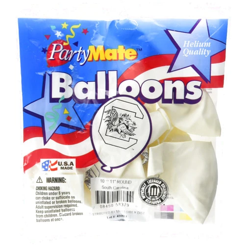 Qualatex Pioneer Balloon Company 10 Count University of South Carolina Latex Balloon, 11