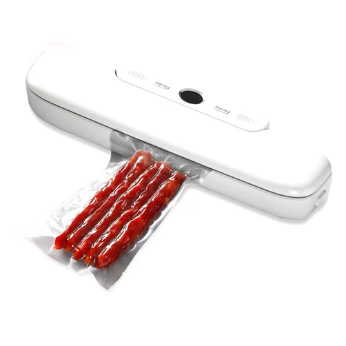 LaType Vacuum Sealer Machine for Food, LaType Food Vacuum Sealer Machine Compact Design Preservation with 10 Vacuum Bags, Automatic Air Sealing for Food Storage, White.