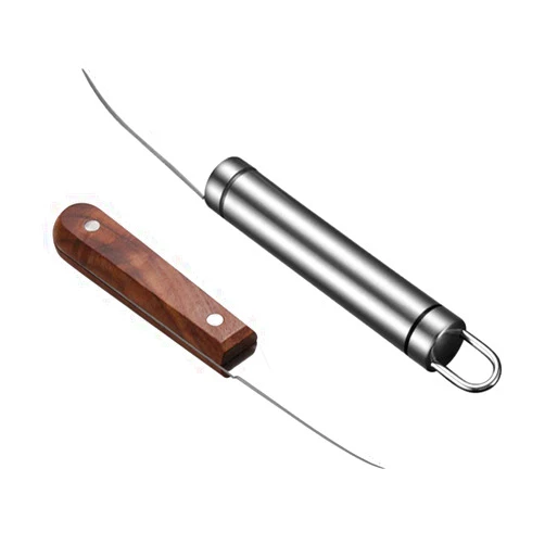 DOITOOL 2pcs Shrimp Cutter Practical Shrimp Peeler Clean up Shrimp Tool. Shrimp Line Cleaner Shrimp Opener Shrimp Handling Tool Shrimp Gadget for Kitchen Fish Belly Opener Shrimp Blade