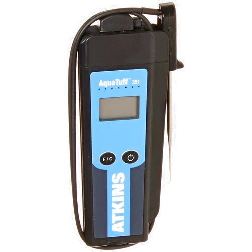 Cooper-Atkins 35140 Series 351 AquaTuff Wrap&Stow Waterproof Thermocouple Instruments with MicroNeedle Probe, -100 to +500 degrees F Temperature Range