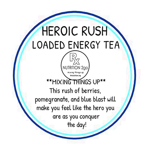 RxNutrition 2go Loaded Tea (Heroic Rush)