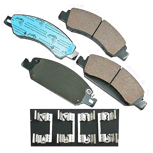 Akebono ACT1363 Proact Ultra Premium Ceramic Disc Brake Pad kit , GREY