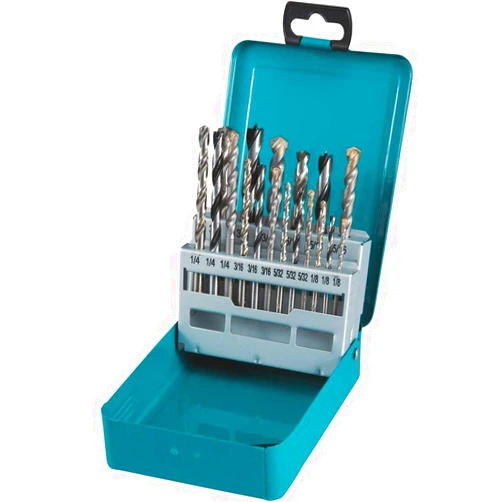 Makita D-59178 18 Pc. Assorted Drill Bit Set