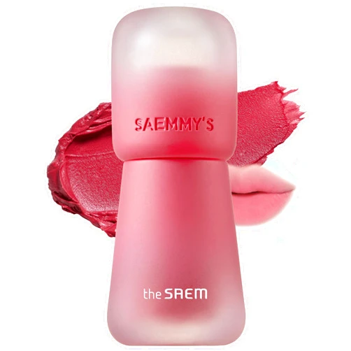 THESAEM Saemmy's Crema Velvet Tint 05 Berry Foam – Matte Lip Cream Velvet Finish Lip Makeup with Natural Plumping Effect - Long Lasting Smooth Fluffy Lips, 0.1oz.