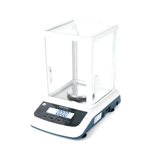 LACHOI Lab Scale 0.001g×100g Accuracy Digital Lab Analytical Balance Jewelry Scale with Windshield,RS232 Interface Laboratory Analytical Balance (0.001g*100g)