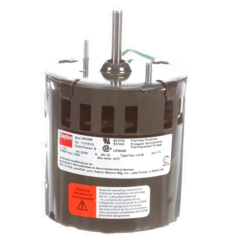 Dayton HVAC Motor, 1/70 HP, 3000 rpm, 115V, 3.3
