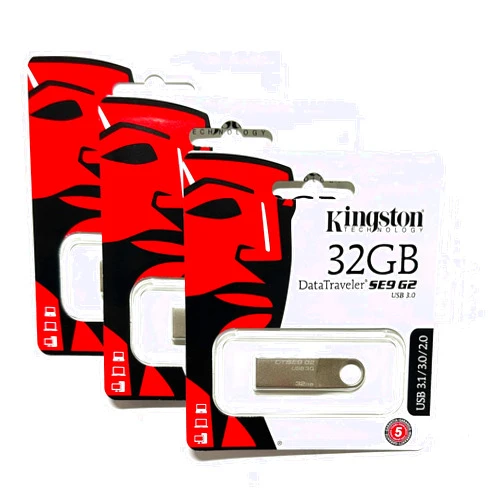 Kingston Kit 3 Metal USB Memory Sticks Digital DataTraveler SE9 32GB USB 2.0 Flash Drive