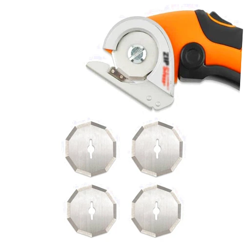 BPOPO 4 Pcs Replacement Rotary Blades Compatible with Worx WX2300 Zipsnip RC2600K,RC2601, RC2602, WX080L, WX082L Model Cutter Blade,New Life for the dull 1-1/2