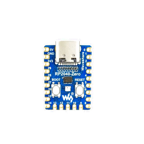 Waveshare RP2040-Zero A Low-Cost High-Performance Pico-Like MCU Board Based On Raspberry Pi Microcontroller RP2040 Castellated Module Suitable for SMD Applications