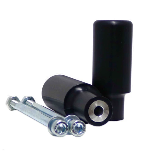 Shogun Motorsports Shogun USA Made Kawasaki Ninja 650 Z650 Z 650 KRT EX650 EX 2017 2018 2019 2020 2021 2022 2023 2024 2025 Black No Cut Frame Sliders Fits ABS & NON ABS Models - 750-4519