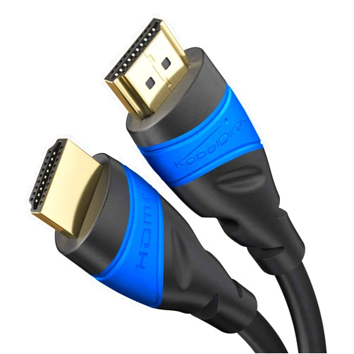 KabelDirekt 4K HDMI Cable – 50ft – Designed in Germany – HDMI Cord & HDMI Cable – Supports 4K@60Hz, UHD, Ethernet – HDTV, PC, PS5, Xbox, Switch & All Other HDMI Devices