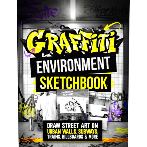 Chickpeach Studio Graffiti Environment Sketchbook: Draw Street Art on Urban Walls, Subways, Trains, Billboards & More