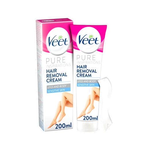 Veet Hair Removal Cream Sensitive Skin with Aloe Vera & Vitamin E (200ml)