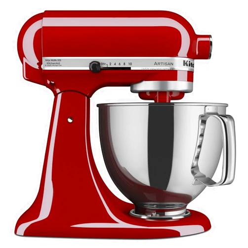 KitchenAid KSM150PSER Artisan Tilt-Head Stand Mixer with Pouring Shield, 5-Quart, Empire Red