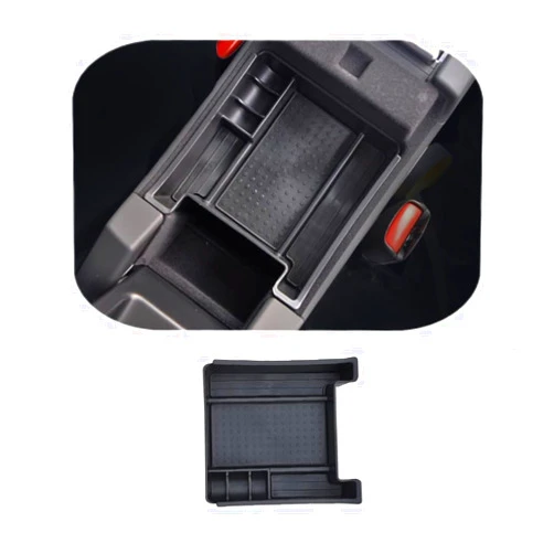 Vesul Center Console Armrest Storage Box Compatible with Volvo XC60 2009-2017/V60 S60 2009-2018 ABS Tray Insert Organizer Glove Pallet