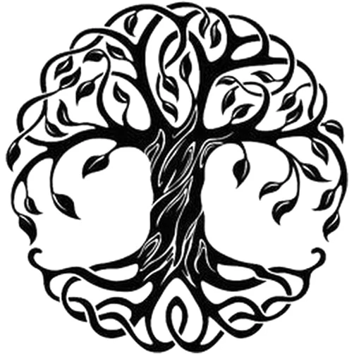JOHN AND MIKE DESIGNS Decorative Celtic Tree Of Life - 4.5 Inch Vinyl Sticker - Bumper Sticker Walls Laptops Trucks - Graphic Sticker