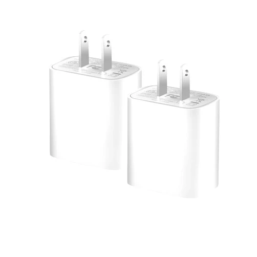 OthoKing [2-Pack] USB C Wall Charger, OthoKing PD 20W Fast Charging Power Adapter Plug for iPhone 14/13/12/11 Pro Max, Mini, Pro XR, Galaxy, Pixel 4/3, iPad/iPad Mini and More ETL Certificated Charger Adapter