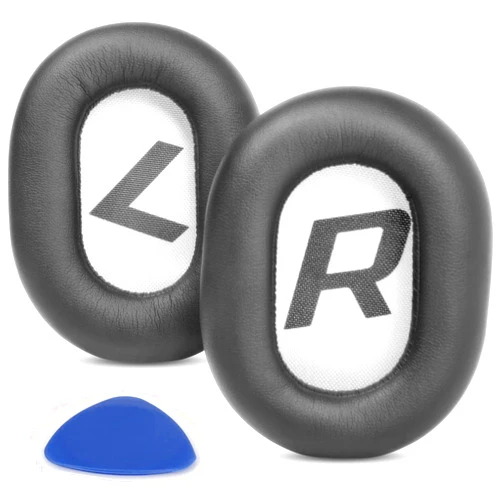YunYiYi BackBeat Pro 2 Ear Pads Replacement Ear Cushions Compatible with Plantronics BackBeat Pro 2/Voyager 8200 UC Wireless Headphones Protein Leather Earpads /Ear Cups (Gray)