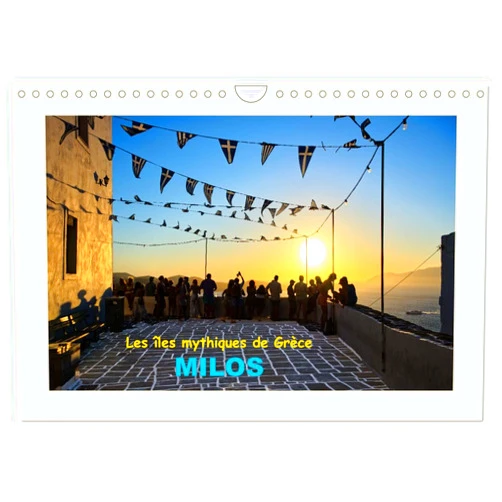 CALVENDO Les îles mythiques de Grèce - MILOS (Calendrier mural 2025 DIN A4 horizontal), CALVENDO calendrier mensuel [Calendar] Iliopoulou, Lena