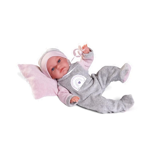 Antonio Juan Dolls | Baby Toneta Posturitas with Camita | Articulable Body 34 cm | Ref. 70363 - Collection 2024