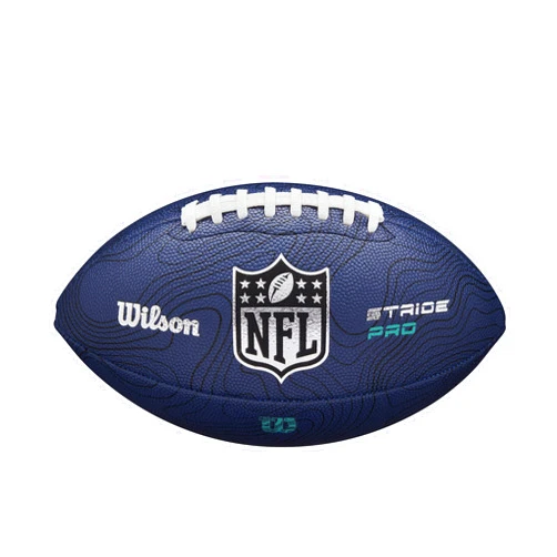 WILSON NFL Stride Pro Eco Football - Navy, Official Size