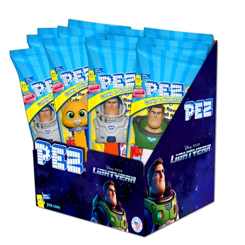 PEZ Lightyear, 0.58-Ounce Assorted Candy Dispensers (Pack of 12)