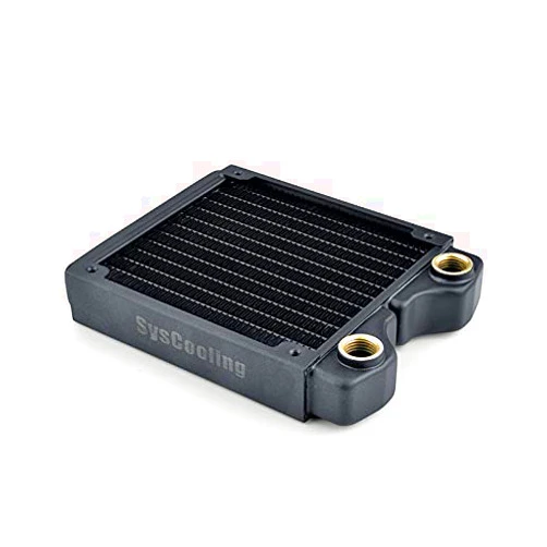 ANWCOOLER Syscooling PT120 Water Cooling Radiator 120mm Copper Radiator G1/4 Thread for Water Cooling System