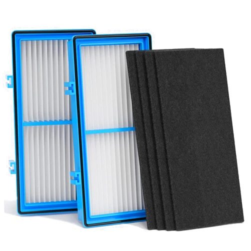 Leemone Aer1 Filter Replacement for Holmes Air Purifiers, 2 True HEPA Filters + 4 Carbon Booster Filters, HAPF30AT