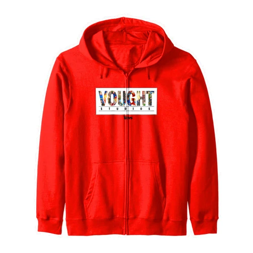 The Boys Vought Comic Logo Zip Hoodie