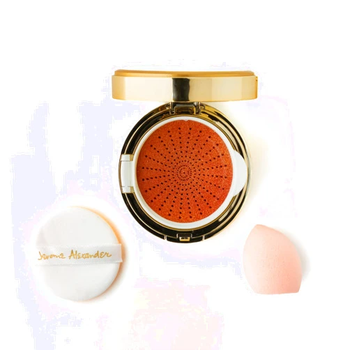 Jerome Alexander MagicMinerals AirCushion Foundation & Liquid Silk Primer by Jerome Alexander, Makeup with Skincare Active Ingredients, Full Buildable Coverage (Medium)