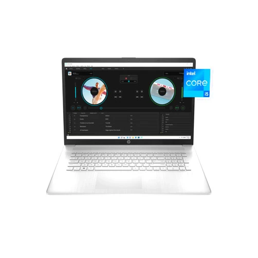 HP 17-inch Laptop, 11th Generation Intel Core i5-1135G7, Intel Iris Xe Graphics, 8 GB RAM, 512 GB SSD, Windows 11 Home (17-cn0026nr,Natural Silver) (Renewed)