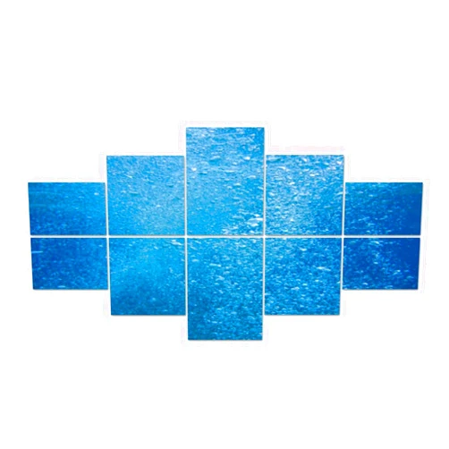 PZWKJOILPQ 10 Pack Art Acoustic Panels Abstract underwater bubbles kolona double bay Decorative Sound Absorbing Wall Panel Self-Adhesive Noise Canceling Soundproof Padding for Home Office Studio 80