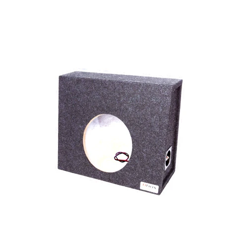 Atrend Bbox Single Sealed 10 Inch Subwoofer Enclosure - Pro Series Single Sealed Car Subwoofer Boxes & Enclosures - Premium Subwoofer Box Improves Audio Quality, Sound & Bass - Nickel Finish Terminals