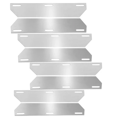 Folocy BBQ Gas Grill Replacement Parts, Stainless Steel Heat Plate Shield Heat Tent Burner Cover Kit for Jenn-Air 720-0062, Members Mark 720-0586A, Nexgrill 720-0063, Costco Kirland, 17 3/4
