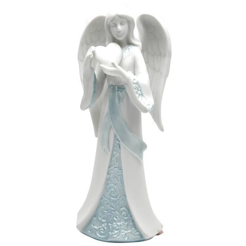 Artist Unknown Appletree Design 33259 Angel with Heart Figurine, 7-1/8-Inch