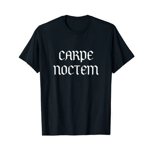 Pinsanity Carpe Noctem 'Seize the Night' T-Shirt T-Shirt