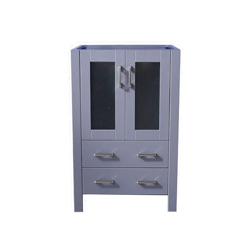 Lexora Volez 24 in W x 18.25 in D Dark Grey Bath Vanity