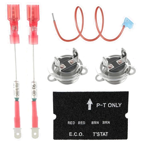 Lrichy RV Water Heater Thermal Cutoff & ECO Thermostat Assembly Kit, Water Heater Replacement Parts for Atwood Compatible with 91447 93866