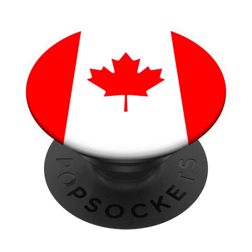 Canadian Roots Pride Canada Ancestry Gifts Canada Flag Proud Canadian PopSockets Adhesive PopGrip