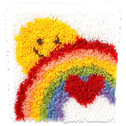 Wonderart Latch Hook Yarn, Sunshine Rainbow
