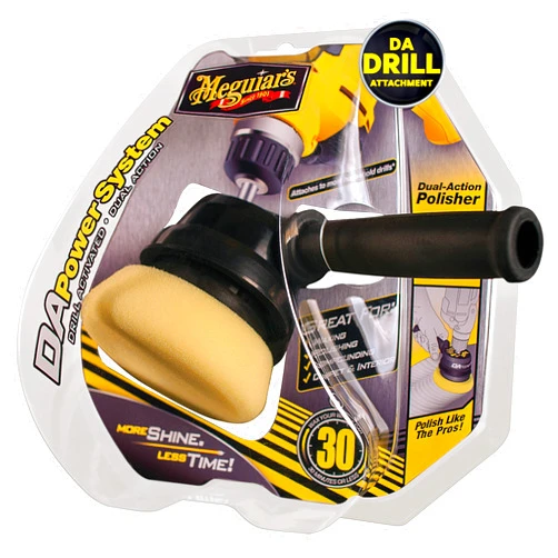 Meguiar's G3500 Dual Action Power System Tool, Boost Your Auto Care Arsenal with This Car Detailing Tool, Apply Product and Remove Imperfections, Conveniently Attaches to Most Standard Drills