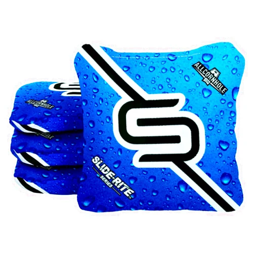 Allcornhole.com Slide-Rite Cornhole Bags | Proprietary Premium Material | ACL Pro Approved | Set of 4