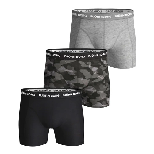 Björn Borg | Bjorn Borg Cotton Stretch Boxer 3P, Boxer Briefs for Men, Multi-Packs Available